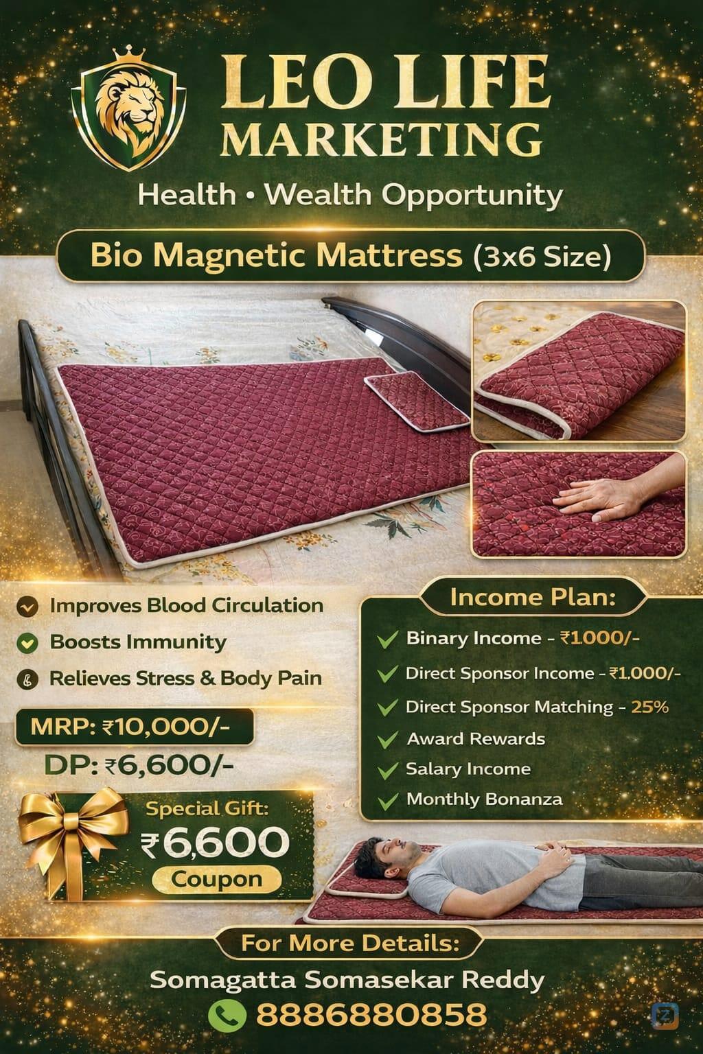 LEO LIFE MARKETING<br />
Health &bull; Wealth Opportunity<br />
Bio Magnetic...