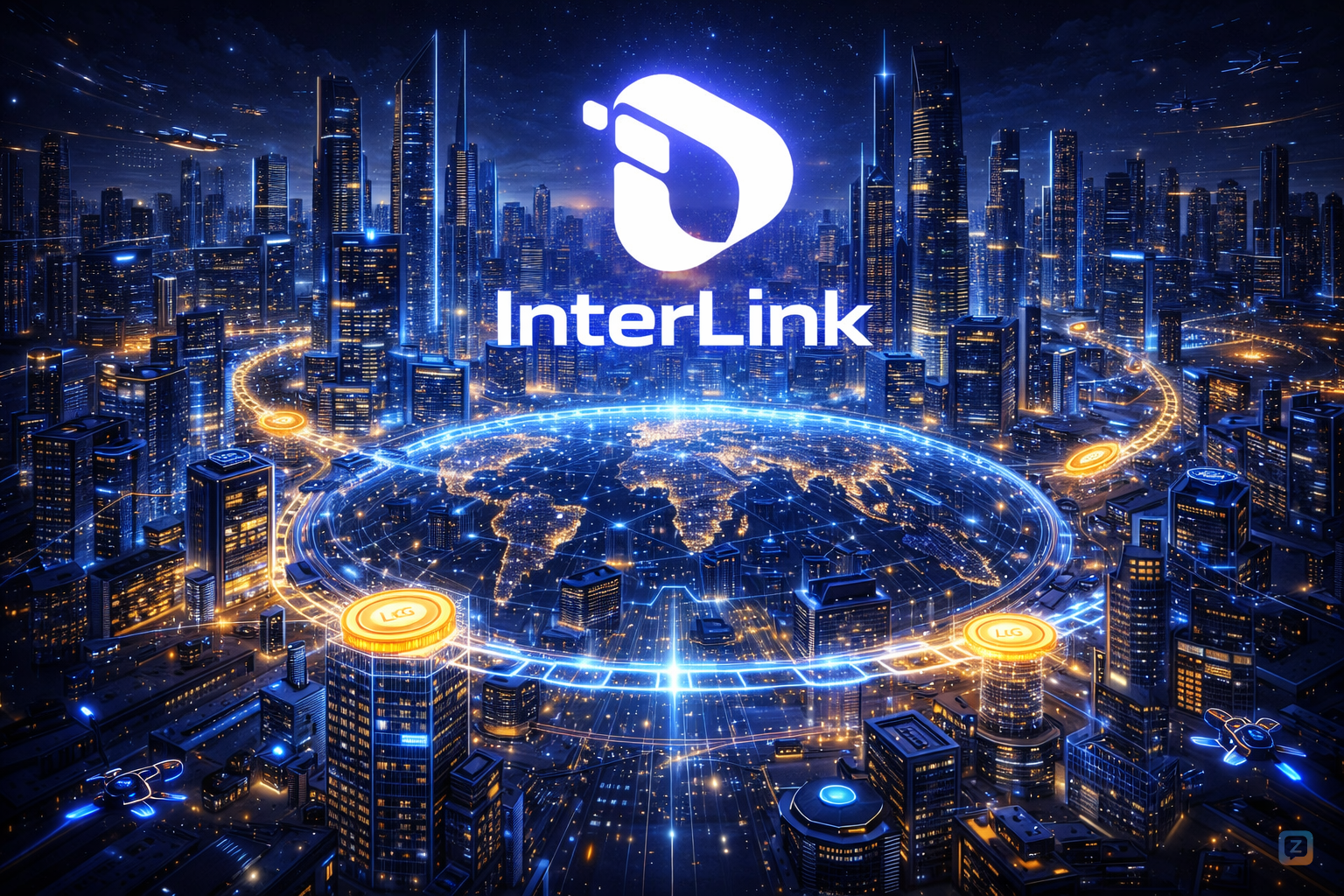 Blockchain Smart City<br />
Massive futuristic smart city powered by...