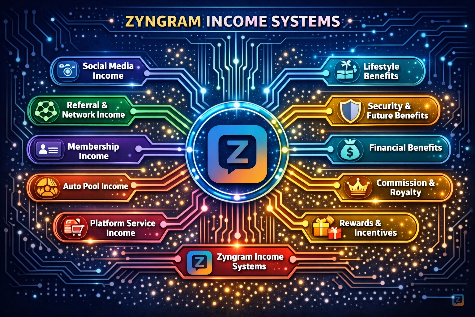 Income streams of zyngram