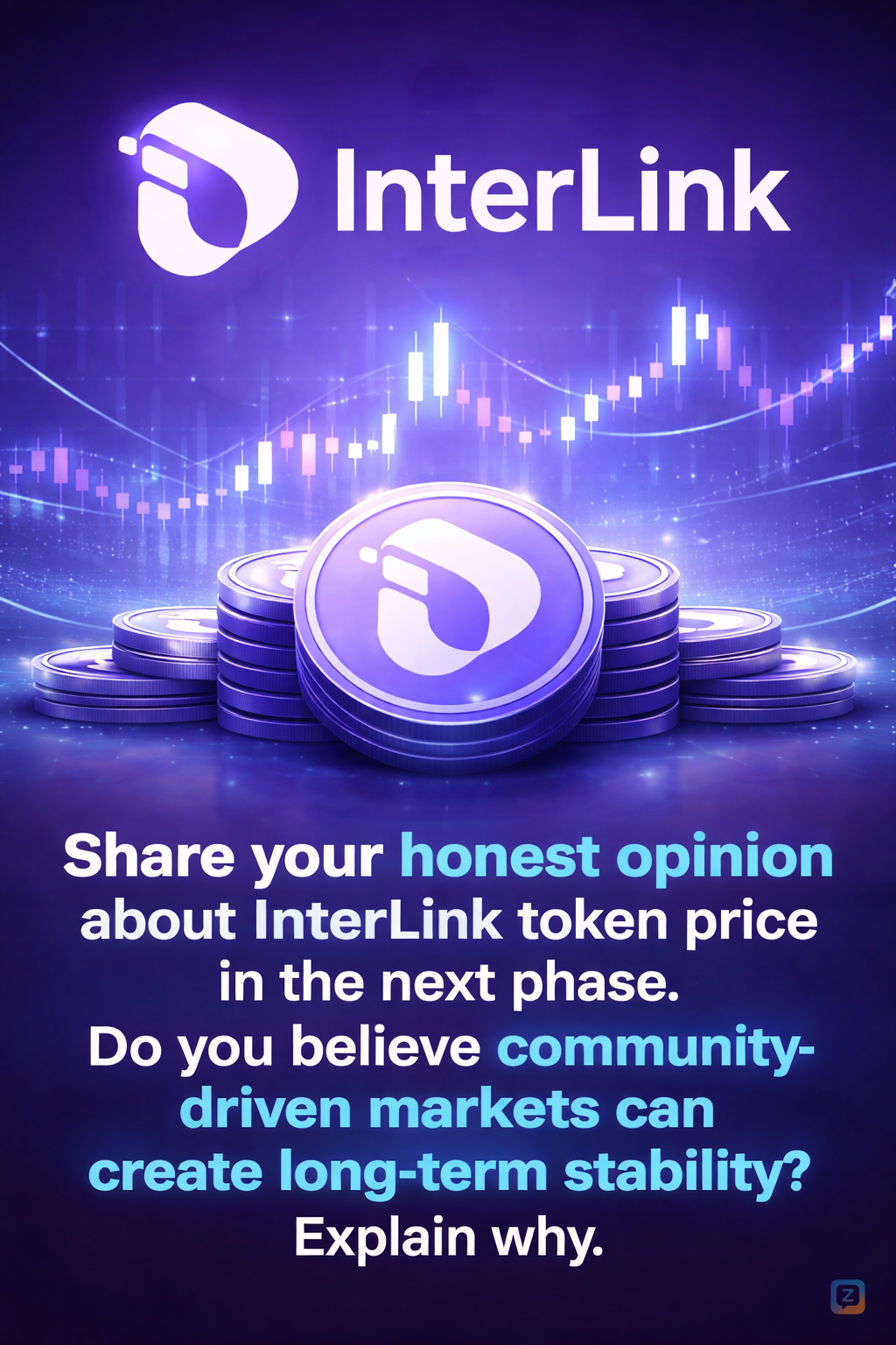 &ldquo;Share your honest opinion about InterLink token price in the next...