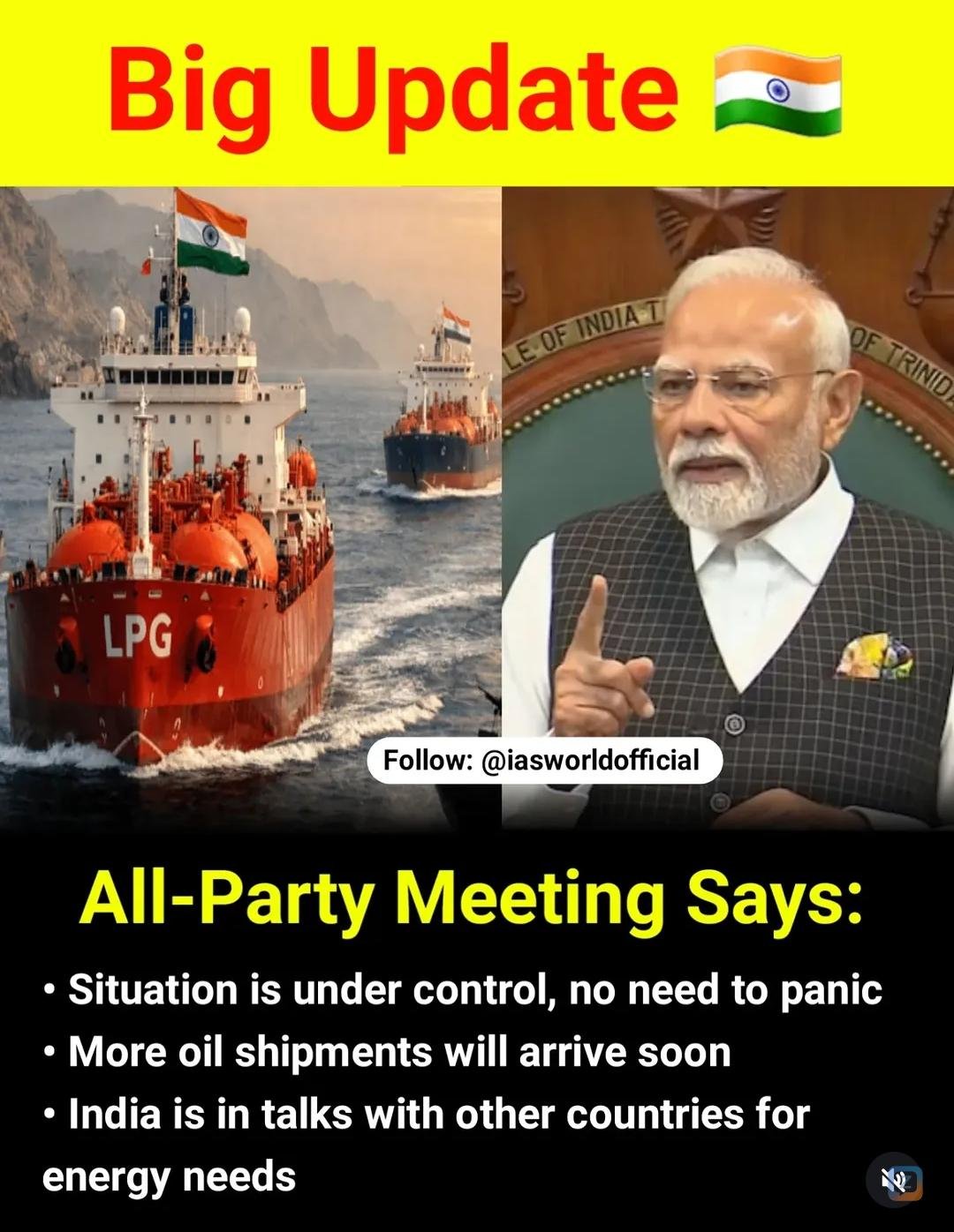 India today no worries about shortage of petroleum 