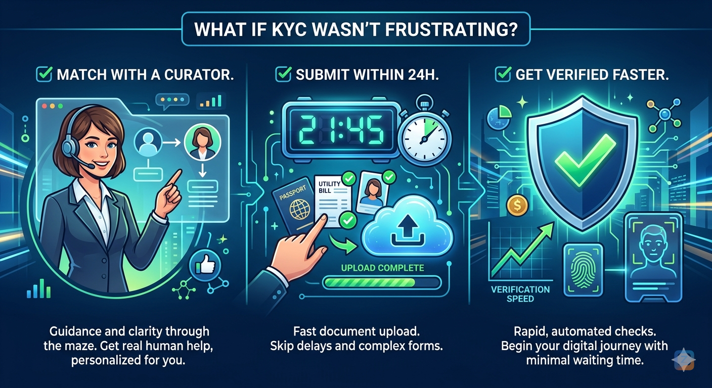 3️⃣ Role of Curators<br />
Curators are at the heart of the new KYC system <i...