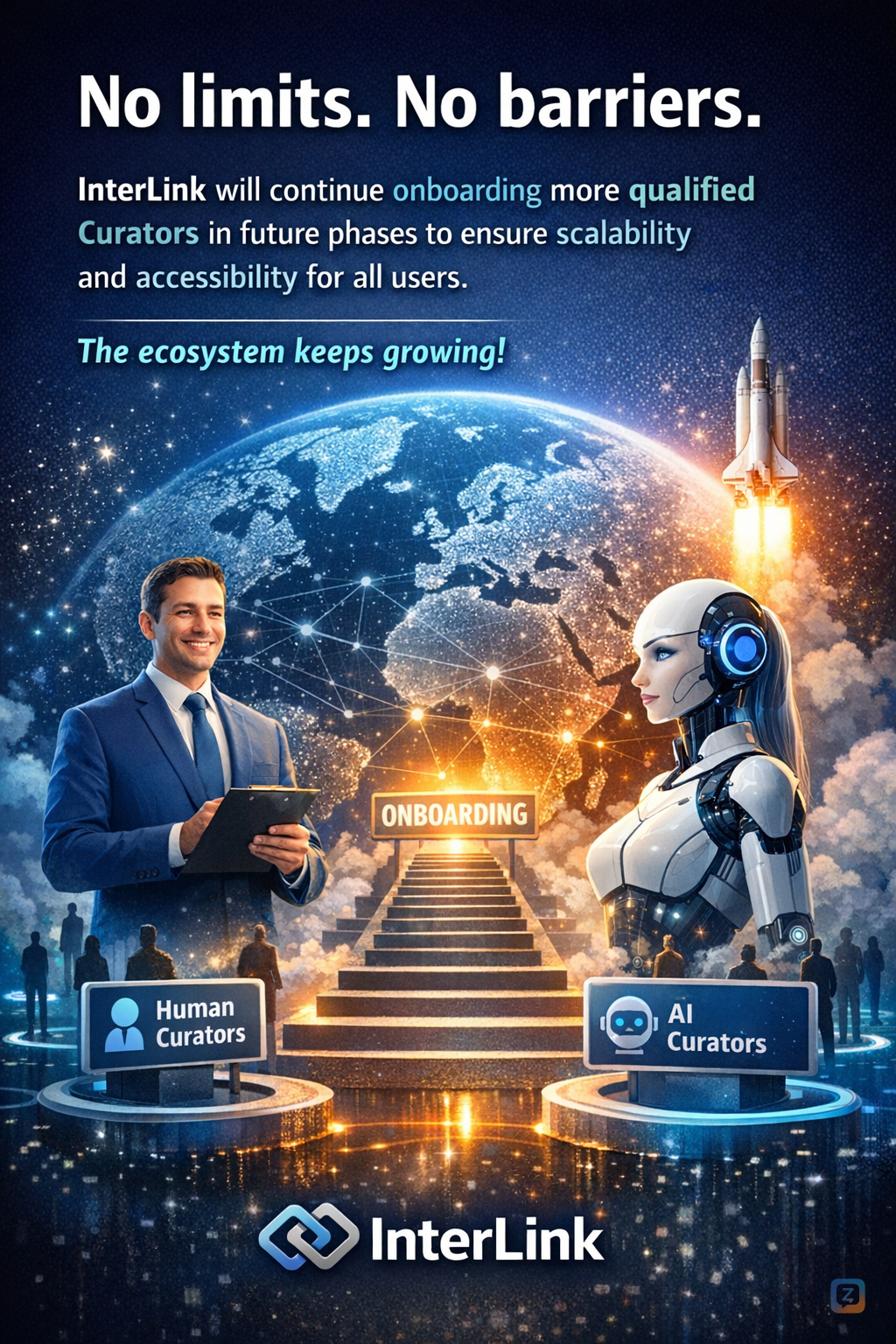 No limits. No barriers.<br />
InterLink will continue onboarding more...